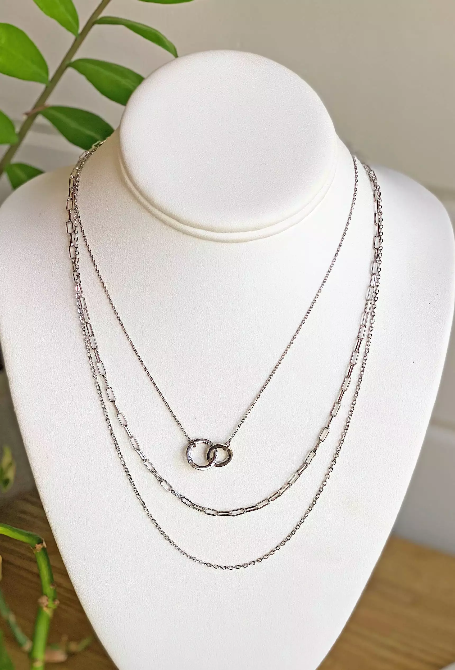 Why Not Silver Chain Necklace