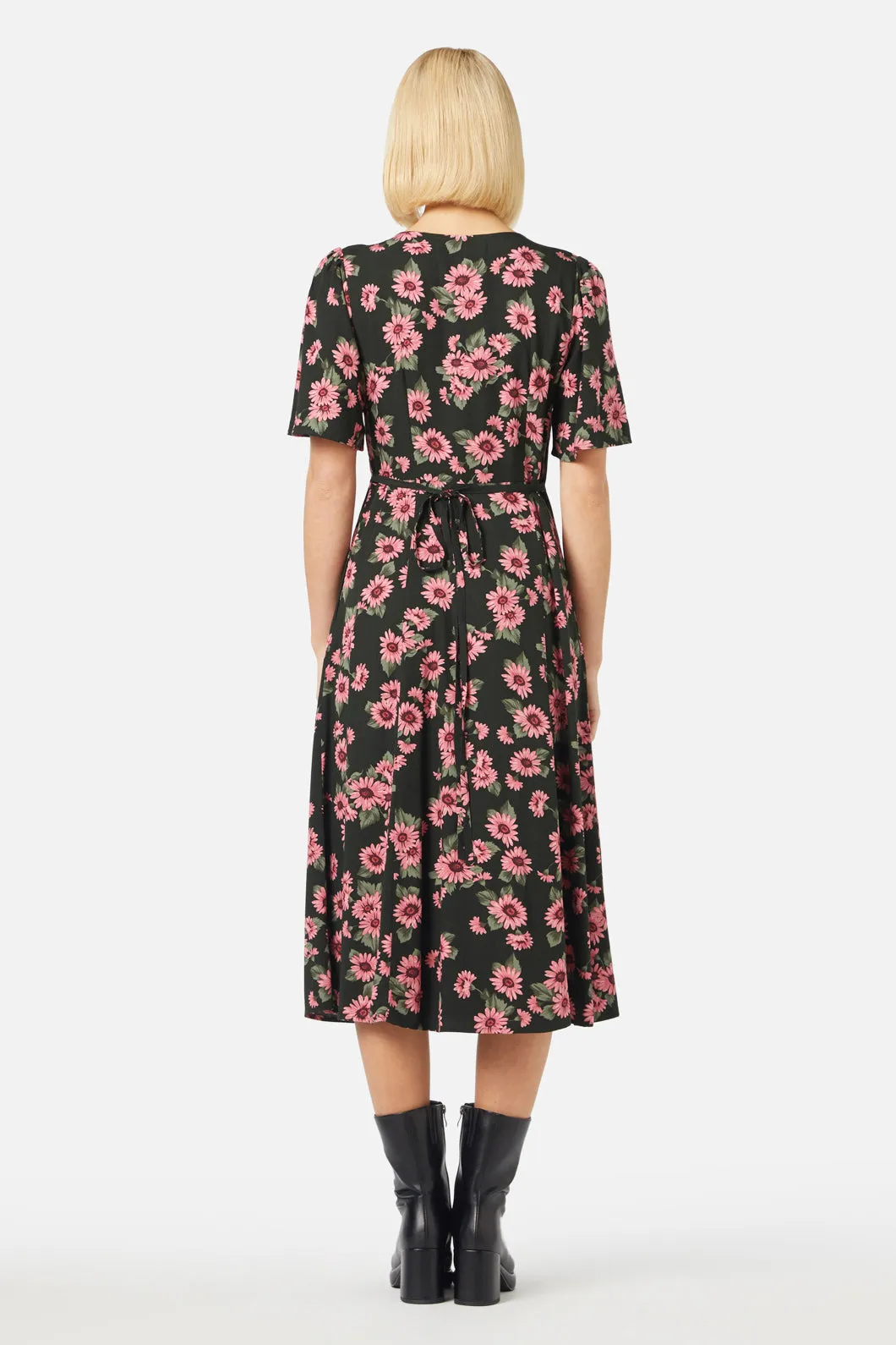 Winter Daisy Midi Dress