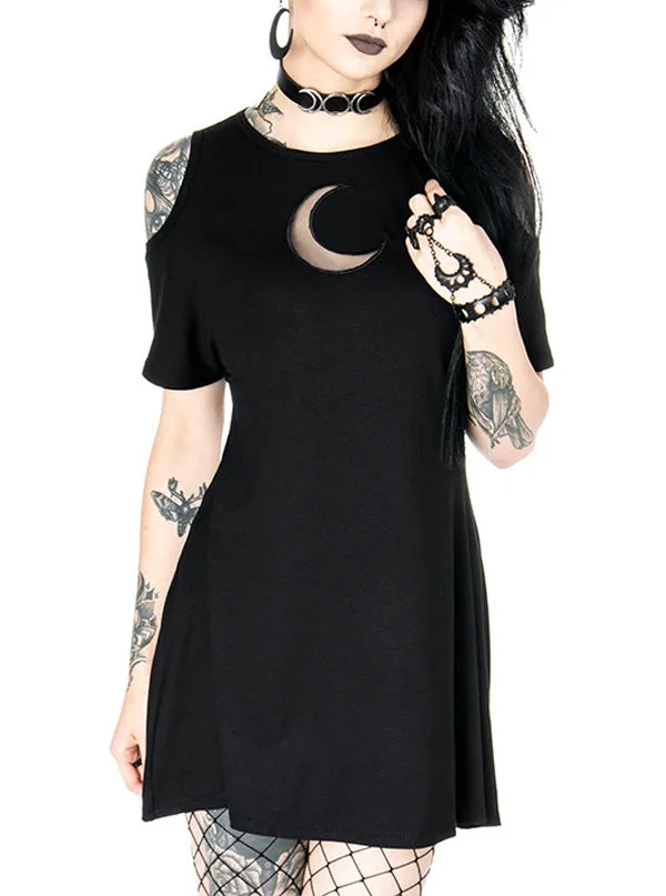 Women's Crescent Cold Shoulder Dress