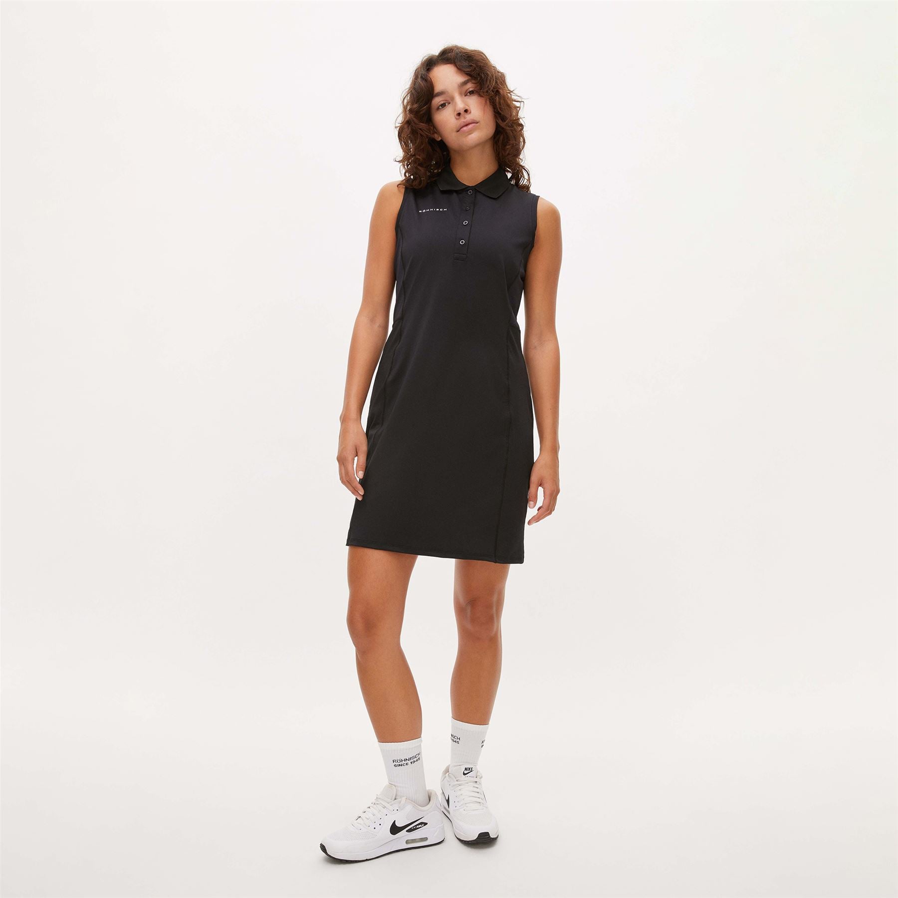 Womens Nicky Sleeveless Dress Black - SS24